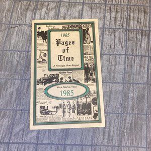 1985 Pages of time nostalgia news report MINT